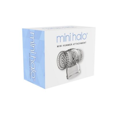 Vibrating hummer wand attachment in blue by Shibari designed for Mini Halo wands