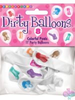 Mini penis latex balloons in pink by Little Genie, perfect for bachelorette party decorations