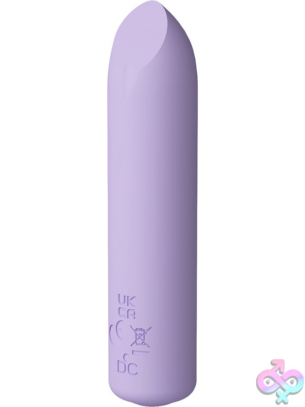Discreet-Toys-Minnie-S-Dot-Lilac-Nu-Nsn-0310-05 Lilac Rechargeable Bullet Vibrator — Minnie'S Dot Lilac By Ns Novelties