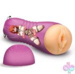 Misato the Shibari Girl Vibrating Pussy Stroker - Beige - Image 2