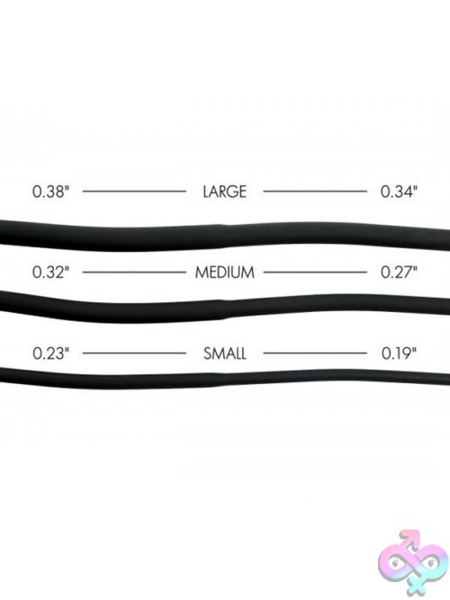 Mistress Isabella Silicone Urethral Sounds – Black - Image 3