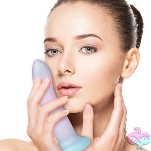 Mixers Blueberry Crush 8&Quot; Dildo - Pink Lavender Blue - Image 2