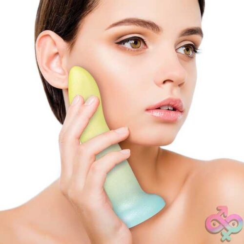 Mixers Lime Rickey 8&Quot; Dildo - Yellow Mint Blue - Image 2