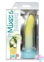 Mixers Lime Rickey 8" Dildo - Yellow Mint Blue