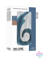 Mjuze Lithe bendable silicone couples vibrator in black and blue