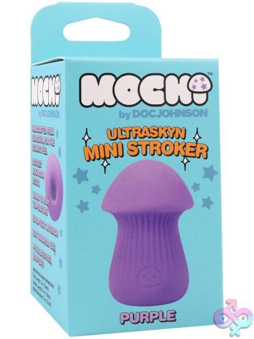 Mochi Ultraskyn Mini Stroker In Four Colors — Blue, Green, Purple, And Yellow — Shown On A Clean Neutral Background
