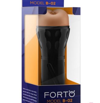 Ultra-Soft Beige Realistic Stroker With Ribbed Tpe Tunnel By Forto