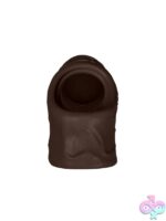 Shaft Model F Realistic Silicone Sheath Mahogany - Image 3
