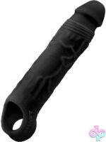 Model F Realistic Silicone Sheath Black Size 1 - Image 2