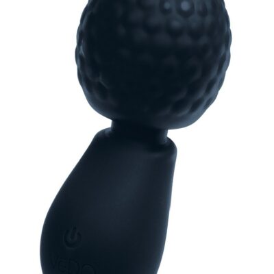 black rechargeable mini wand Moe Extra Mini Wand by VeDO