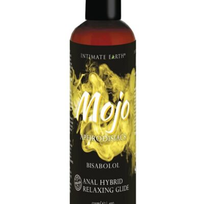Intimate Earth Mojo Hybrid Bisabolol Relaxing Anal Glide 4 oz red bottle by Intimate Earth