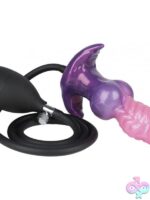Monster Romance Shape Shifter Inflatable Plug with Pump – Purple - Image 2