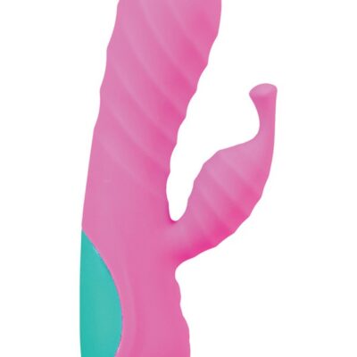 pink whisper quiet rabbit vibrator Mood Play Mini Power Rabbit by Doc Johnson