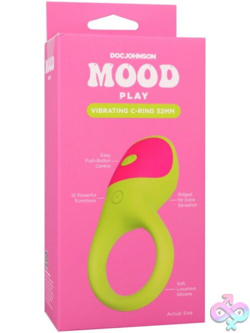 Mood Play Vibrating C-Ring Green - Image 2