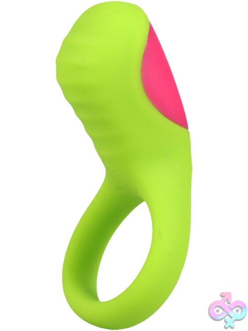 Mood Play Vibrating C-Ring Green - Image 4
