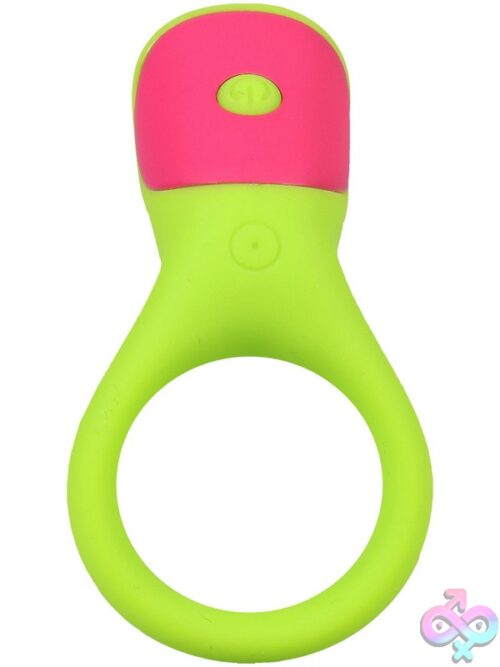 Mood Play Vibrating C-Ring Green - Image 5