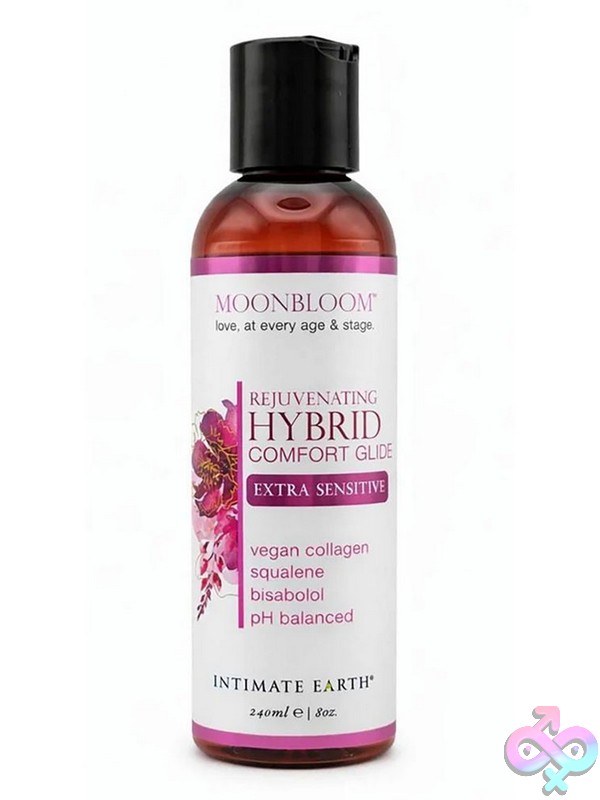 Discreet-Toys-Moonbloom-Hybrid-Glide-8-Oz-Nu-Ie060-240Mb Moonbloom Hybrid Glide 8 Oz Menopause Comfort Lubricant In Red Packaging By Intimate Earth