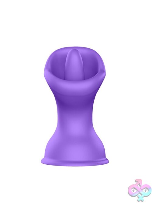 Mouth &Amp; Tongue Vibrator Purple - Image 2