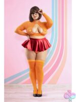 Mystery Mistress 6-Piece Costume Set – Red – 3X/4X - Image 2