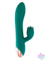 Mystique Venus Vibe – Dual-Motor Rabbit Vibrator in Green - Image 2