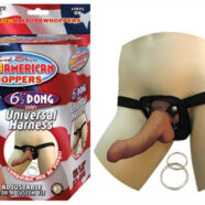 Nasstoys Sex Toys - All American Whoppers 6.5-Inch-Dong With Universal Harness Latin