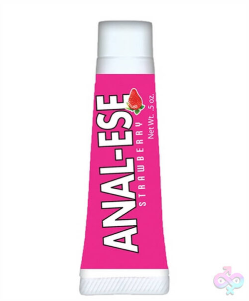 Nasstoys Sex Toys - Anal-Ese Strawberry - .5 Oz. - Soft Packaging
