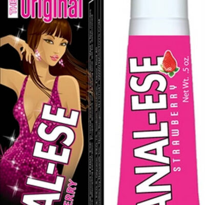 Nasstoys Sex Toys - Anal-Ese Strawberry - .5 Oz. - Soft Packaging