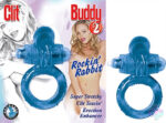 Clitoral buddy vibrating ring Blue Clit Buddy 2 by Nasstoys NW2094-2 couples cock ring toy