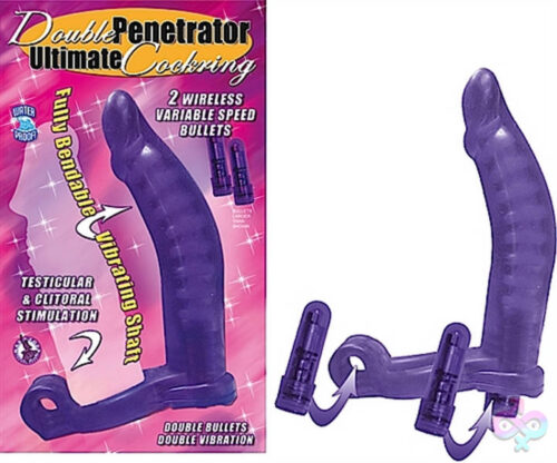Nasstoys Sex Toys - Double Penetrator Ultimate Cockring-Purple