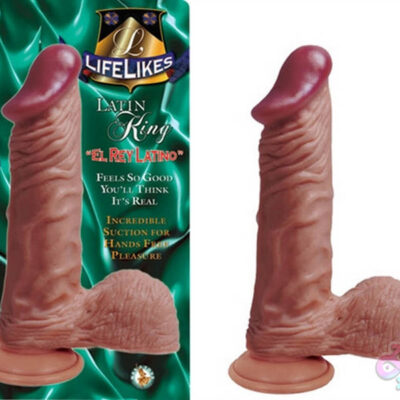 Lifelike Latin King 9 Inch realistic dildo by Nasstoys with suction cup base and harness compatible design