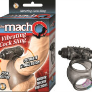 Nasstoys Sex Toys - Macho Vibrating Cock Sling - Black