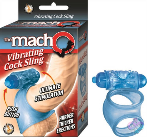 Nasstoys Sex Toys - Macho Vibrating Cock Sling - Blue