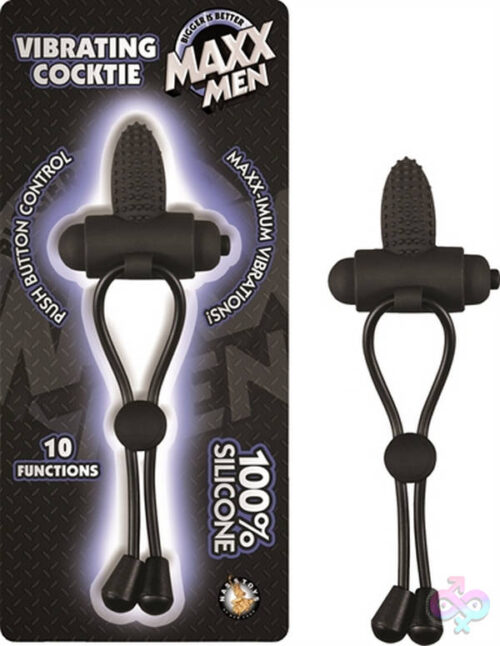 Nasstoys Sex Toys - Maxx Men Vibrating Cocktie - Black