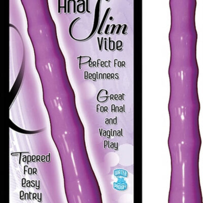 My First Anal Slim Vibe purple waterproof multi-speed vibrator by Nasstoys