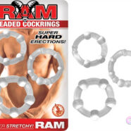 Nasstoys Sex Toys - Ram Beaded Cockrings - Clear