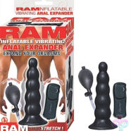 Nasstoys Sex Toys - Ram Inflatable Vibrating Anal Expander - Black