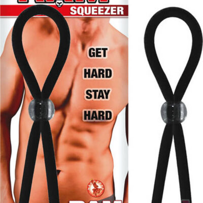 Penile rings — Nasstoys Ram Squeezer Black silicone cock ring for couples, phthalate-free and waterproof