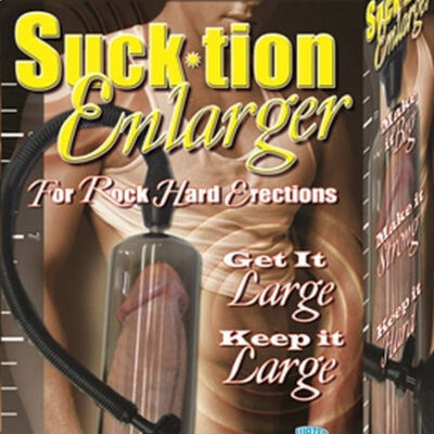 Suck Tion Enlarger Smoke for Rock Hard Erections black manual penis pump by Nasstoys