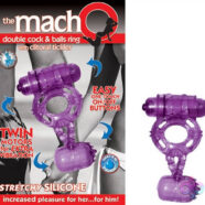 Nasstoys Sex Toys - The Macho Double -Purple Cock and Balls