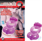 Double ring vibrator purple — Nasstoys Macho Double Ring cock ring sex toy NW2145-2