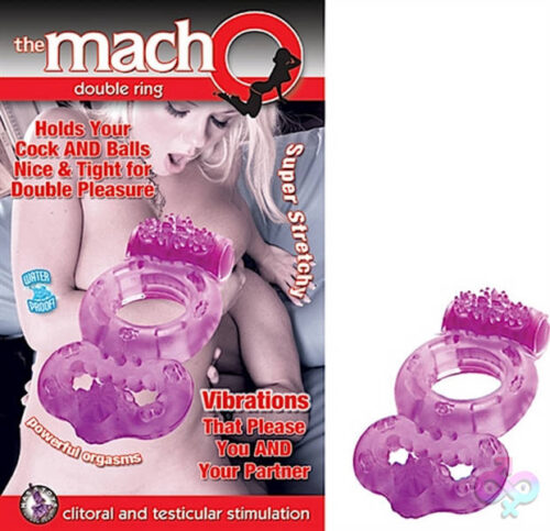 Nasstoys Sex Toys - The Macho Double Ring Purple