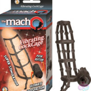 Nasstoys Sex Toys - The Macho Vibrating Cockcage - Black