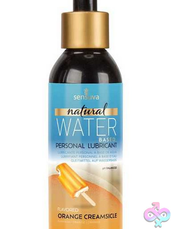 Discreet-Toys-Natural-Water-Based-Personal-Lubricant-Orange-Creamsicle-4-Fl-Oz-125Ml-Bottle-Sen-Vl711-Ml Natural Water-Based Personal Lubricant - Orange Creamsicle 4 Fl. Oz. (125Ml) Bottle - Image 1