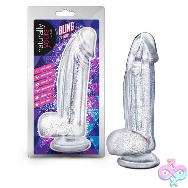Discreet-Toys-Naturally-Yours-Bling-Sparkling-Clear-Bl-16609 Naturally Yours - Bling - Sparkling Clear - Image 1