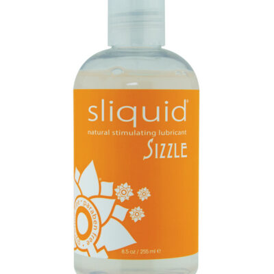 Naturals Sizzle stimulating water-based lubricant by Sliquid 8.5 fl oz bottle