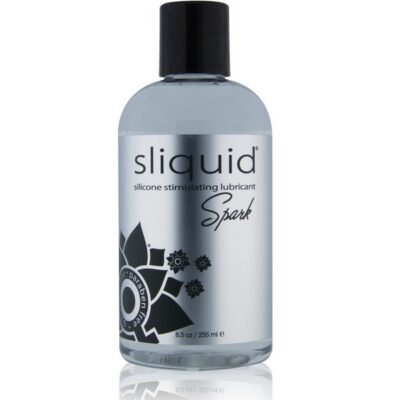 Clear stimulating silicone lubricant 8.5 oz bottle by Sliquid