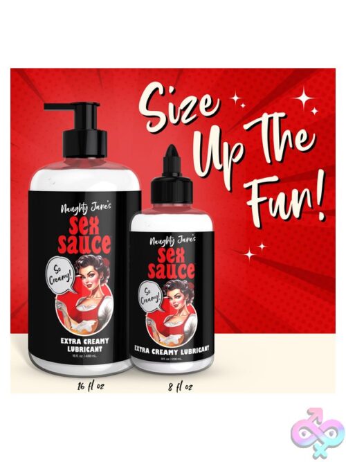 Naughty Jane'S Sex Sauce Extra Creamy Lubricant 8 Oz - Image 11