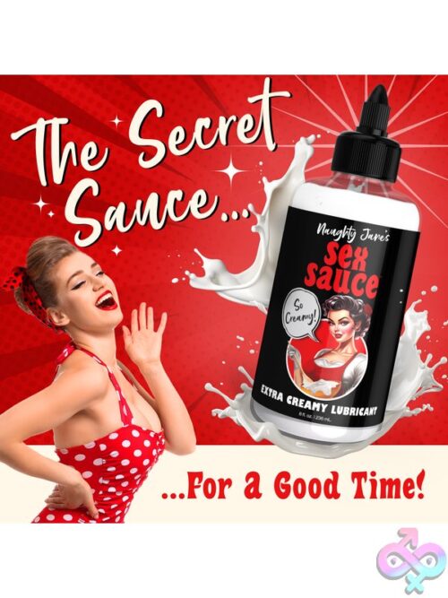 Naughty Jane'S Sex Sauce Extra Creamy Lubricant 8 Oz - Image 7