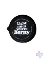 Naughty Notes Light Me If You're Horny Massage Candle 2 oz. Tin - Image 2