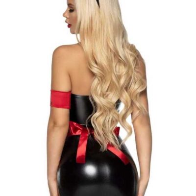 Naughty Nurse Costume - X-Large - Black/red